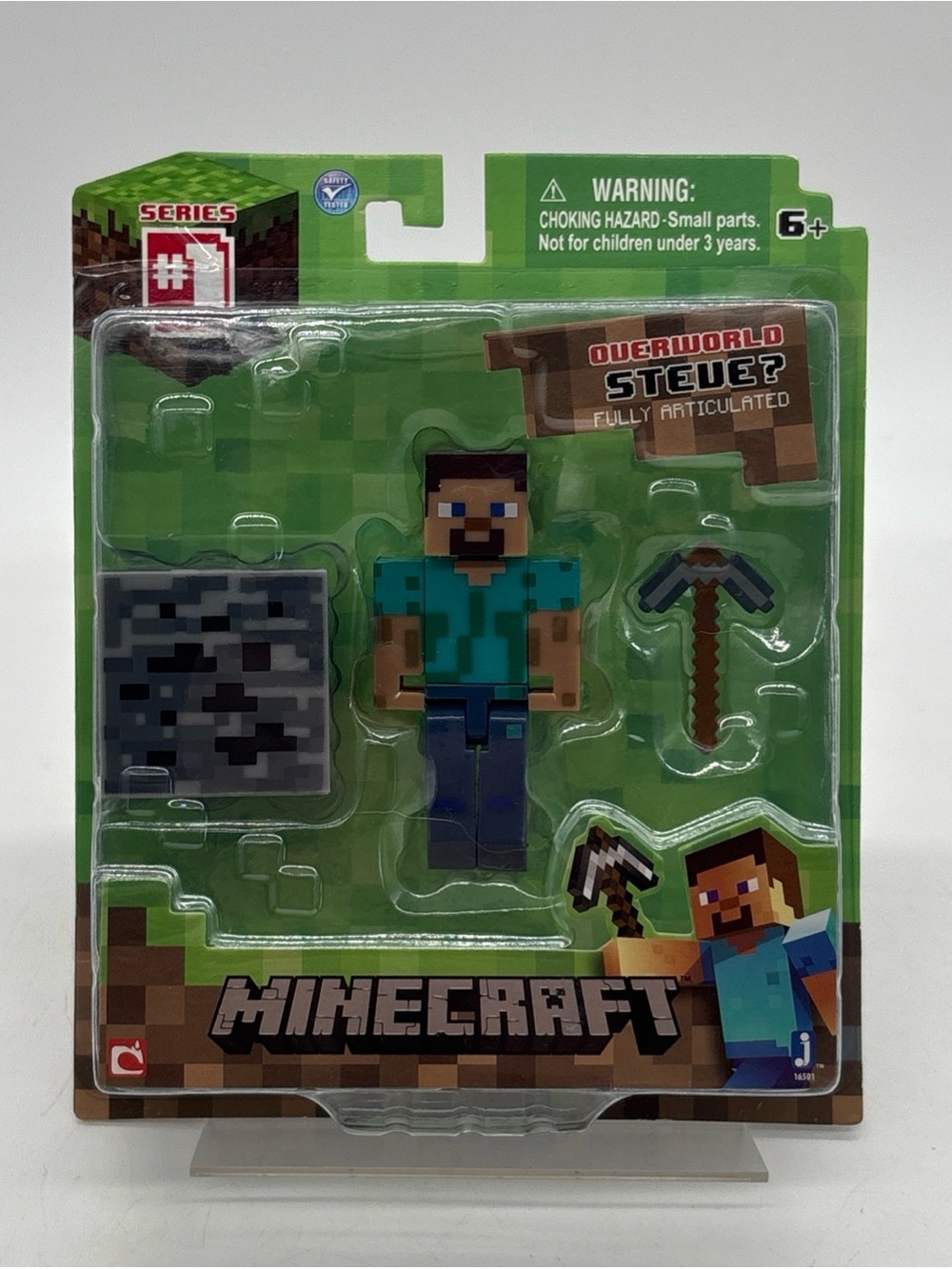 Minecraft Overworld Steve? Series 1 Fully Articulated 2014 Action Figure